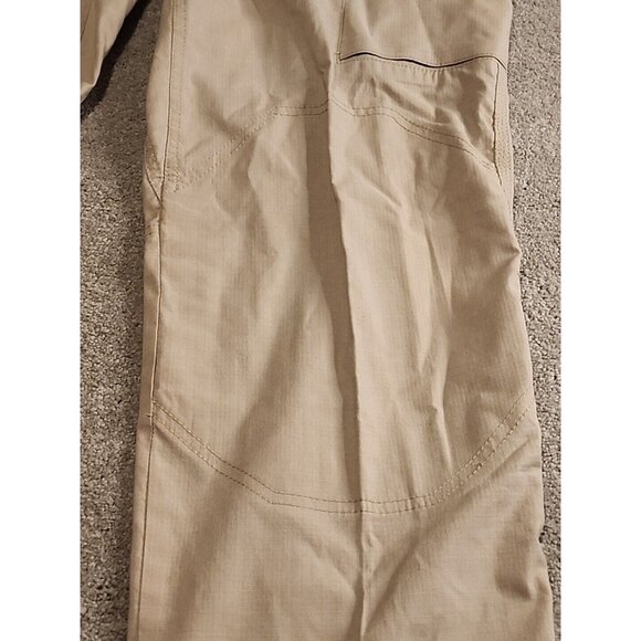 First Tactical Pants Mens 36x34 Tan Cargo Ripstop Cotton Blend Military Logo - Picture 6 of 15